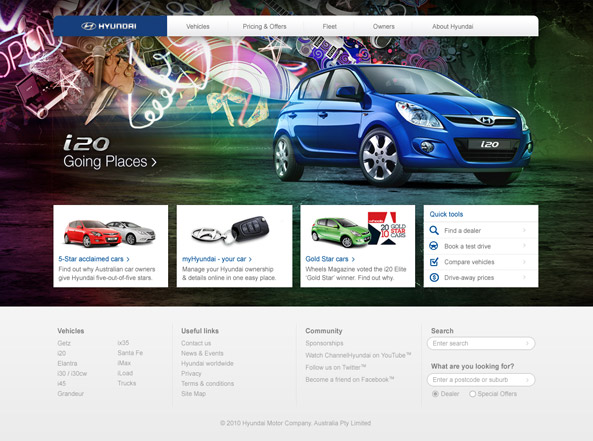 Hyundai Website