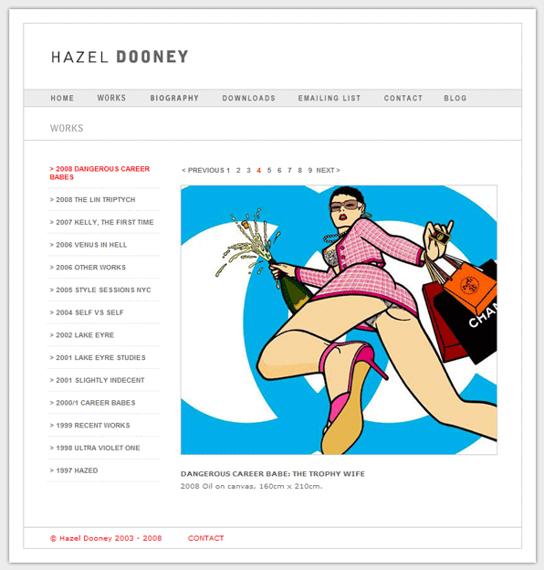 Hazel Dooney Website